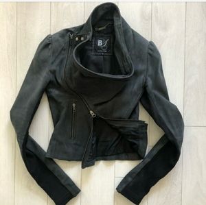 Black Scissors Leather Jacket